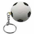 Soccer Ball Squeezies Stress Reliever Keychain